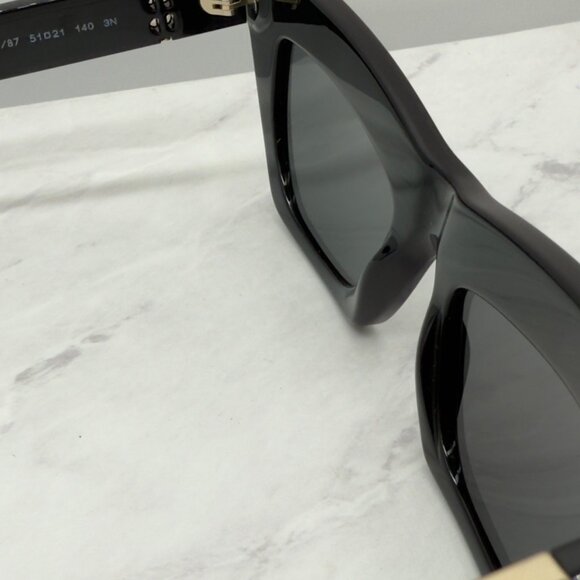 Burberry BE4405 300187 Sunglasses Black Frame Dark Grey Lens 51mm - Picture 10 of 12